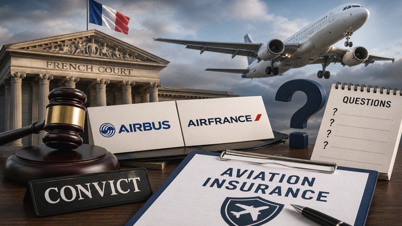 French Court Convicts Airbus and Air France, Raising Questions about Aviation Insurance
