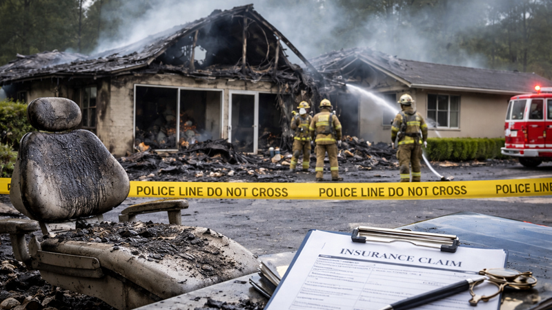 Dentist sentenced to 15 years for arson in insurance fraud scheme