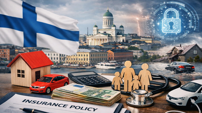 Finnish insurance products market expands amid digitalisation and climate risks