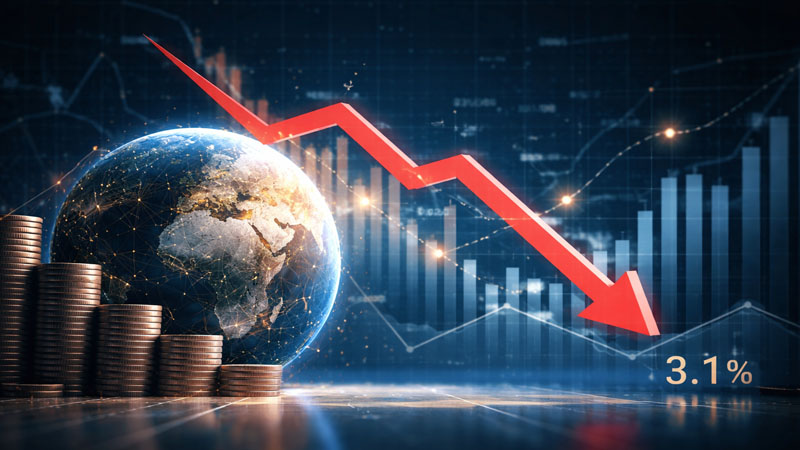 Global GDP growth to slow to 3.1% by 2026: IMF