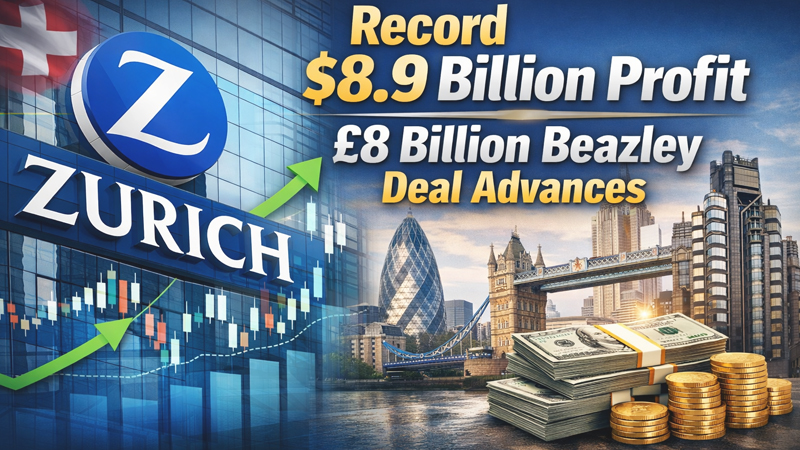 Zurich Insurance achieves record profits as Beazley deal advances